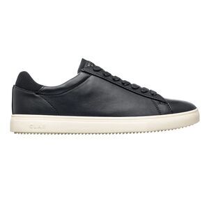 CLAE Childrens/Kids Bradley Leather Low Sneakers / Black